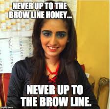 image ged in eyebrows makeup fails