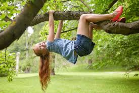 encourage kids to climb trees