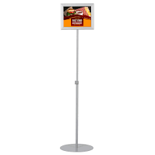 floor sign stand holder height