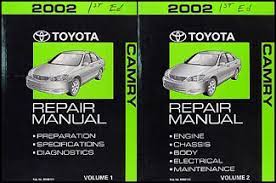 2002 toyota camry repair manual 2