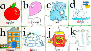 It consists of 27 letters (22 consonants and 5 vowels). Learn Abc Alphabet Words And Objects A To Z For Kids Otosection