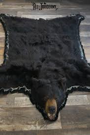 black bear rug taxidermy mount sku 2347