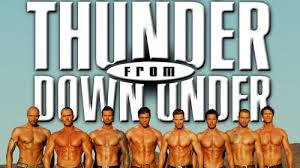 Billboard Sign Of The Men Of Thunder From Down Under At The