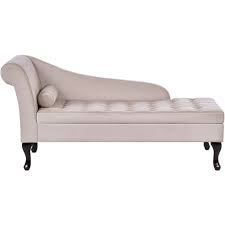 Glam Left Hand Chaise Lounge With