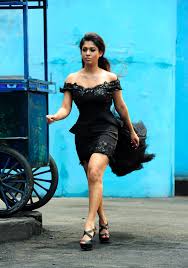 Beauty Galore HD : Nayantara Hot Thigh and Legs In Black Short Dress Hot  Song Pictures