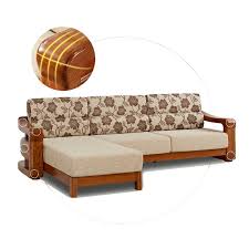 Buy Teak Wood Sectional Sofa Set 2