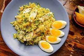 kedgeree british curried rice with