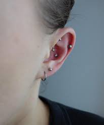 Naked steel piercing