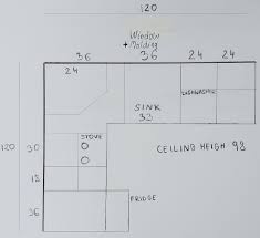 kitchen cabinet drawing design grid