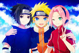 Naruto, Sasuke and Sakura ~~ | Naruto sasuke sakura, Naruto teams, Naruto  team 7