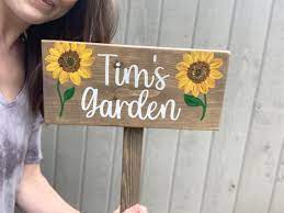 Personalized Outdoor Decor Wood Outdoor