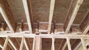 air sealing the ceiling joists in an