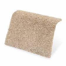 smooth taupe textured indoor carpet