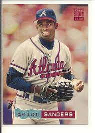 Historic sales data are completed sales with a buyer and a seller agreeing on a price. Sc 367 1994 Topps Stadium Club Baseball Card 472 Deion Sanders Baseball Cards Club Baseball Nfl Funny