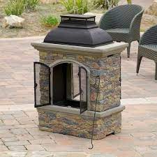 Outdoor Wood Burning Fireplace Outdoor