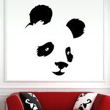 Panda Head Face Wall Decal Madasouq Com