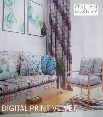 digital print sofa fabric color