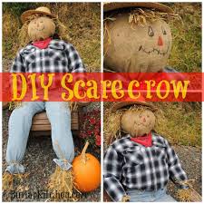 diy scarecrow burlap kitchen