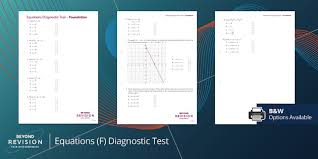 Diagnostic Test Solving Equations