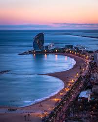 Wonderfully, when the city is right on the seaside. Barcelona Spain Spain Photography Barceloneta Beach Barcelona Spain Photography