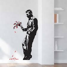 Banksy Waiting In Vain Vinyl Wall Art Decal