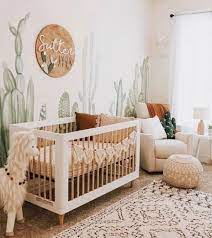 cactus decor in nursery and kids rooms