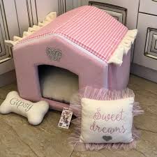 Baby Pink Pet House For Princess Dog