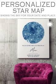 Custom Star Chart By Date May Birthday Gift Gift Wife