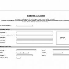 47 Printable Employee Information Forms Personnel