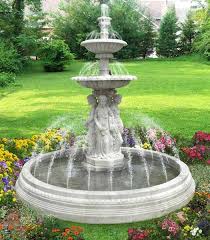 water fountains front yard and