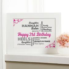 personalized 21st birthday gifts for