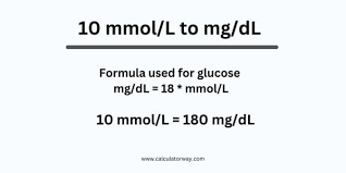 10 mmol l to mg dl calculatorway