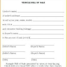 45 Fee Printable Bill Of Sale Templates Car Boat Gun Vehicle