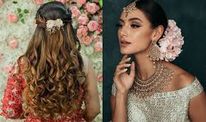Indian women who have long hair to style for a wedding can absolutely carry out this traditional look. Brides Who Aced The Sleek Straight Hair Look On Their Wedding Shaadisaga