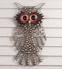 Bubbles The Owl Metal Wall Art
