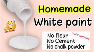 how to make white acrylic paint at home without chalk powder | diy white  acrylic paint - YouTube