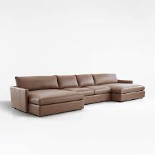 3 piece double chaise sectional sofa