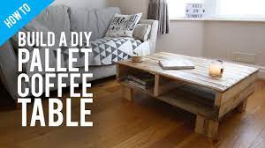 how to build a diy rustic pallet coffee