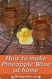easy pineapple wine recipe abby s plate