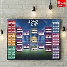 And what of world champions france, who have welcomed karim benzema back into their squad? Euro 2020 2021 Football Match Fixtures Schedule Wallchart Planner Poster 2 99 Picclick Uk