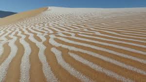 ice covers the sahara desert for just