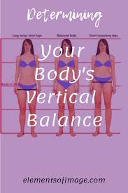 When we talk body proportions we're talking about your predominantly, we're looking at the length of your torso in comparison to the length of your legs. Discover Your Body S Vertical Balance Elements Of Image