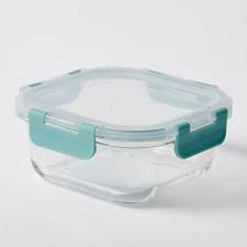 510ml Glass Square Food Container With