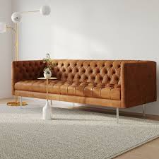 modern chesterfield leather sofa