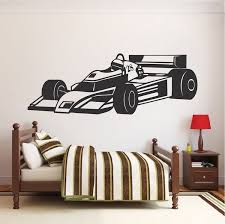 Race Car Wall Decal Kids Sports Car