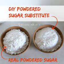 diy powdered sugar subsute coffee