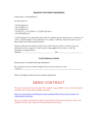 Easy Bank Credit Reference Letter Template Of Sample Reference Check