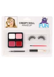 creepy doll makeup costume kit