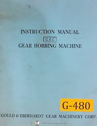Gould Eberhardt 12 72 H Hs Gear Hobbing Machine