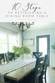 how to update your wood dining table